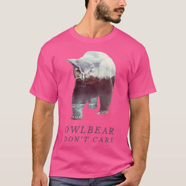 Owlbear Don'T Care T-Shirt (Front)