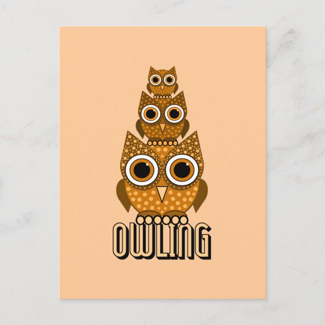 owling postcard (Front)