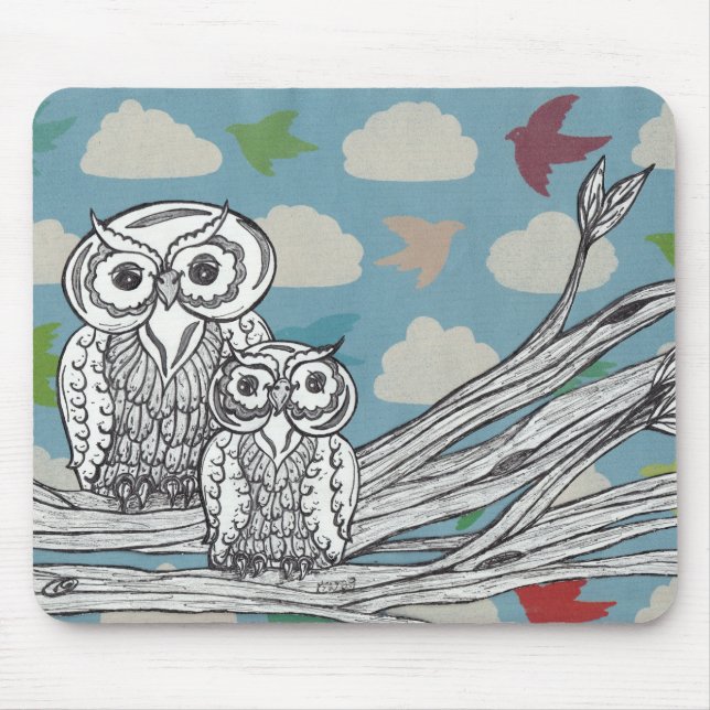 Owls 07 Mouse pad (Front)