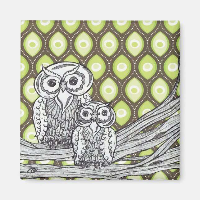 Owls 11 Magnet (Front)