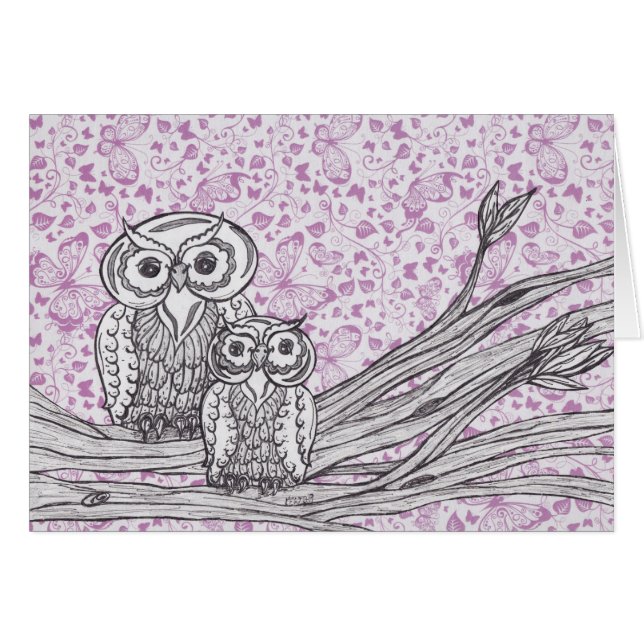 Owls and Butterflies (Front Horizontal)