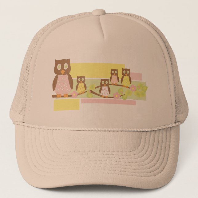 Owls and Owls II Trucker Hat (Front)
