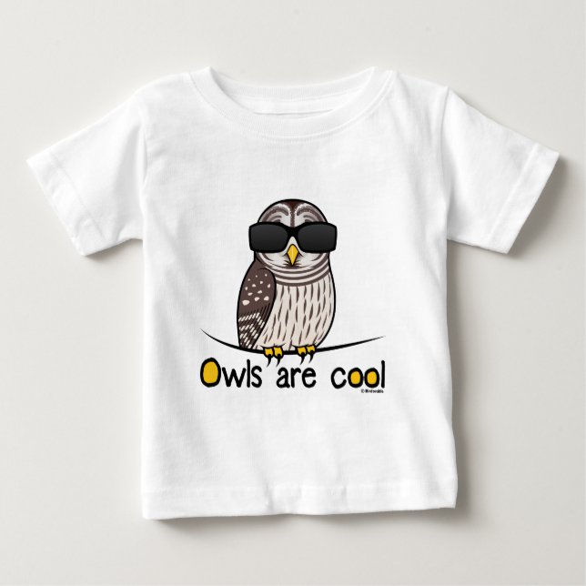 Owls are cool baby T-Shirt (Front)