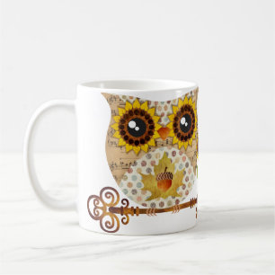Owl's Autumn Song Mug