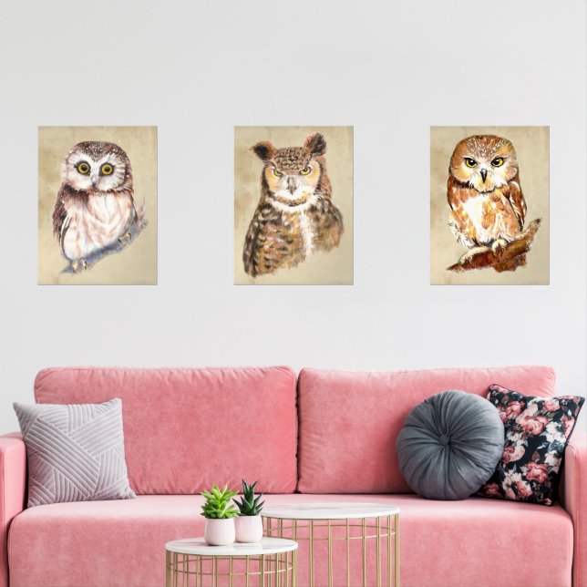 Owls Behaving Badly:Collection of Sass and Wisdom (Livingroom)