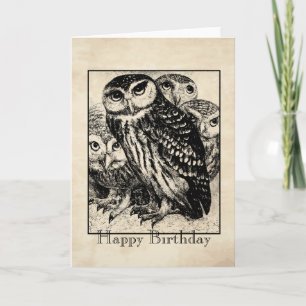 Owls Card