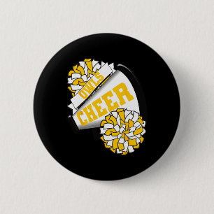 Owls Cheer Ck To School Cheerleading Spirit Gy 6 Cm Round Badge