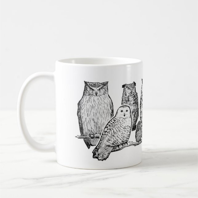 Owls Coffee Mug (Left)