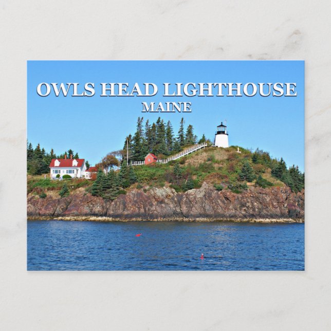 Owls Head Light, Maine Postcard (Front)
