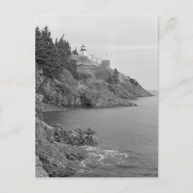 Owl's Head Light Station Postcard (Front)