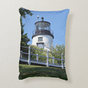 Owls Head Lighthouse, Maine Accent Pillow