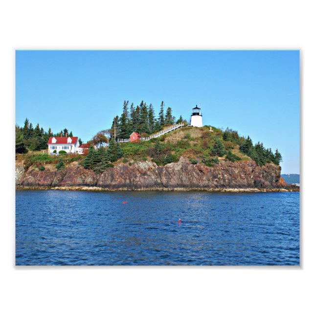 Owls Head Lighthouse, Maine Photo Print (Front)