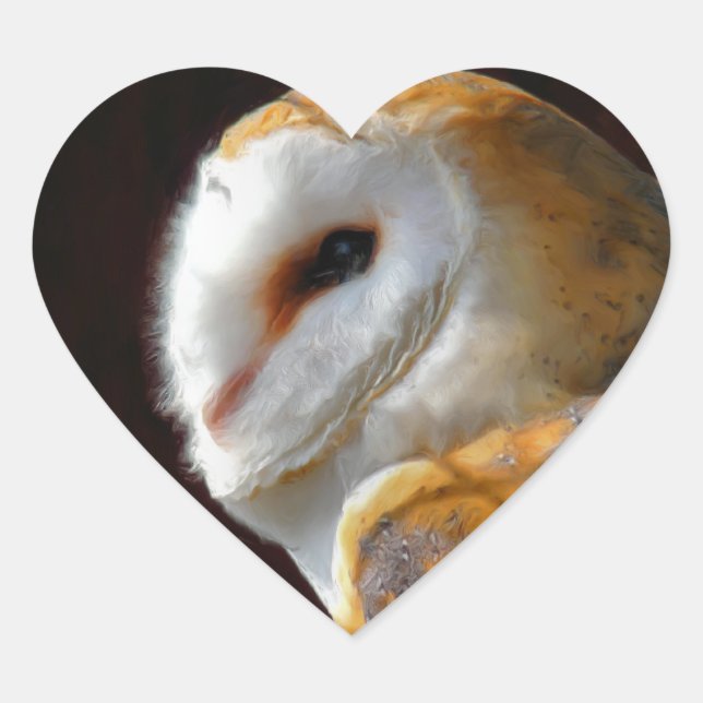 OWLS HEART STICKER (Front)