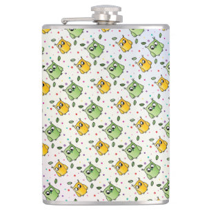 Owls Hip Flask