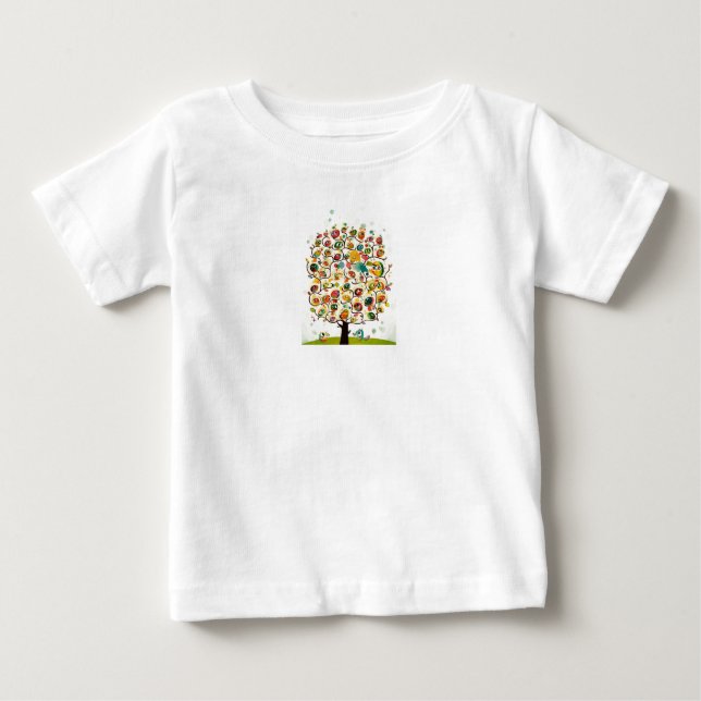 Owls in Tree Shirt (Front)