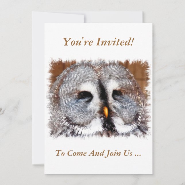 OWLS INVITATION (Front)