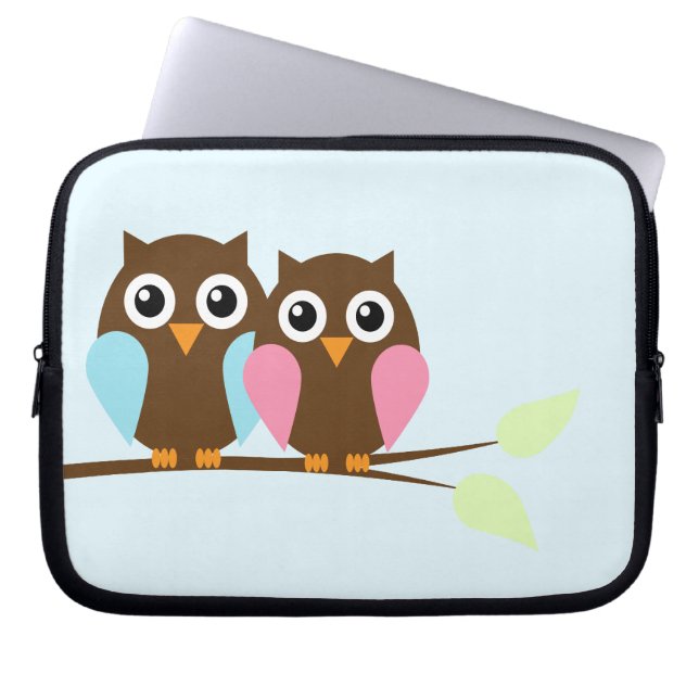 Owls Laptop Sleeve (Front)