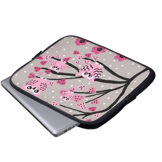 owls laptop sleeve (Front Bottom)