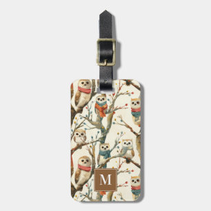 Owls Luggage Tag