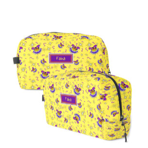 Owls pattern dopp kit