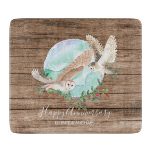 Owls Personalised Cutting Board