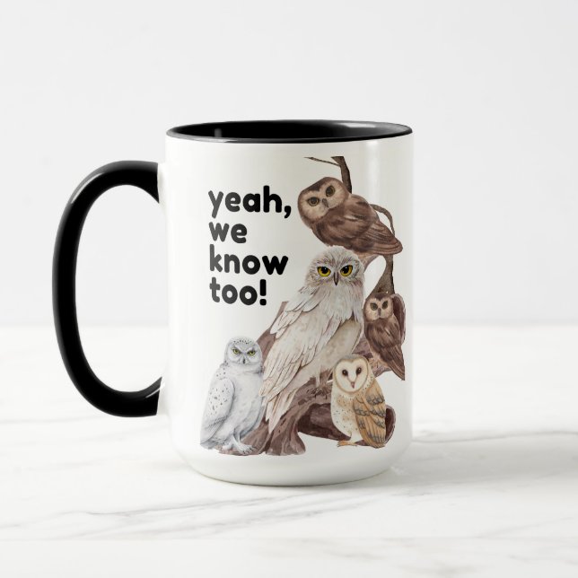OWLS QUOTE MUG (Left)