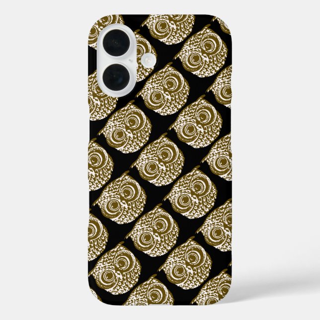 Owls repeating all over Case-Mate iPhone case (Back)