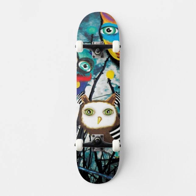 Owls Skateboard (Front)