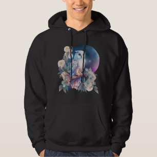 Owls Spirit Animal Owl Lovers White Owl Birds Prey Hoodie