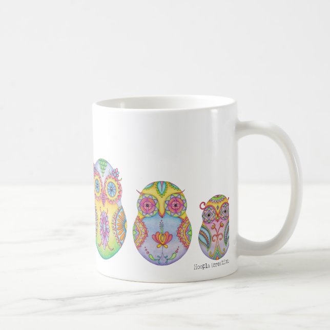 'Owlushka' Family Coffee Mug (Right)