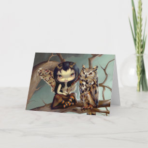 "Owlyn" Greeting Card