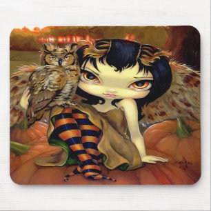 "Owlyn in Autumn" Mousepad