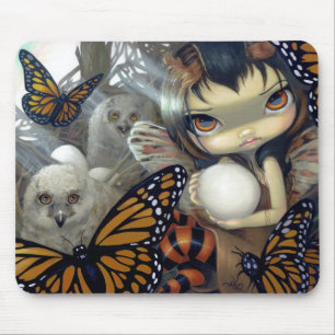 "Owlyn in the Nest" Mousepad