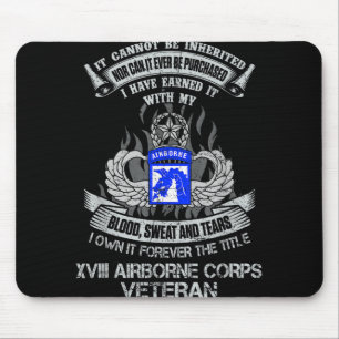 Own Forever The Title 18th Airborne Corps Us Veter Mouse Mat