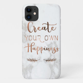 own happiness marble Case-Mate Barely There Apple iPhone 11 Case
