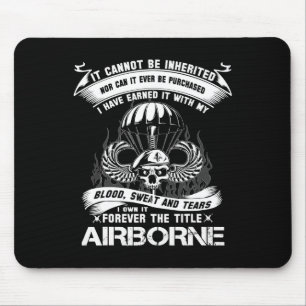 Own-it Forever The Title Airborne Army Ranger Vete Mouse Mat
