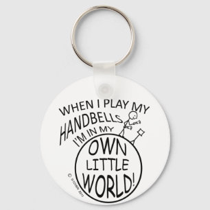 Own Little World Handbells Key Ring