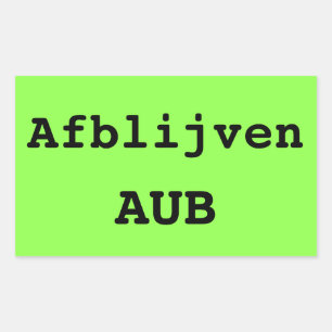 Own-text conspicuous suitcase sticker