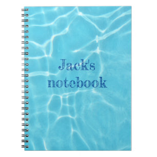 own text swimming pool back to school notebook