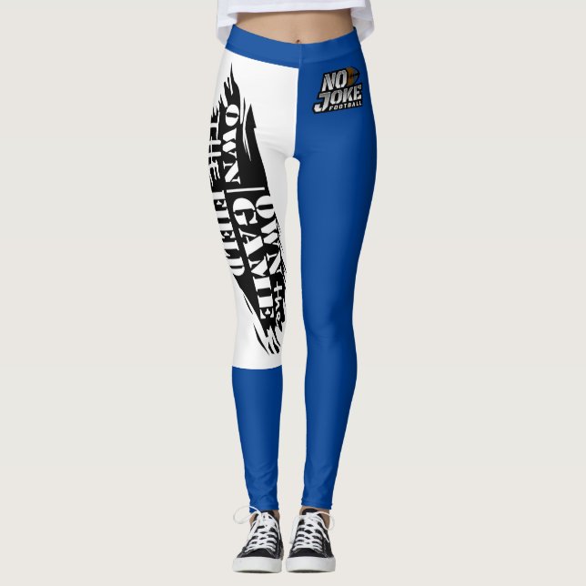 Own The Game /Field 2 Leggings Blue (Front)