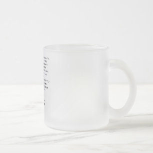 Own The Moment Referee Frosted Glass Coffee Mug