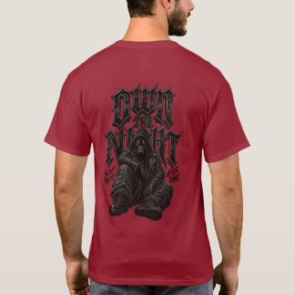 Own The Night Dark Gothic Lone Wolf Grunge T-Shirt