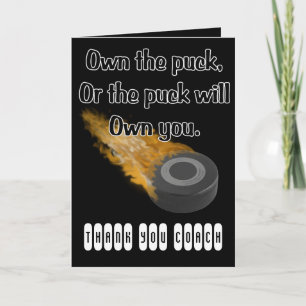 Own The Puck Card