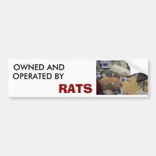owned and operated by RATS Bumper Sticker