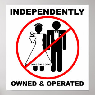 Owned and Operated Funny Poster