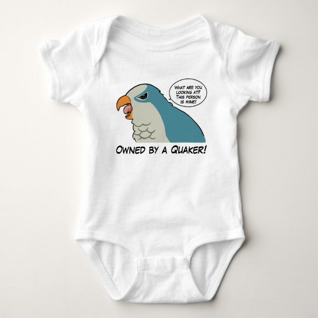 Owned by a blue quaker T-Shirt (Front)