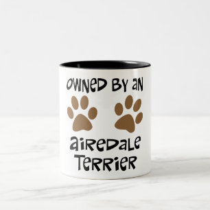 Owned By An Airedale Terrier Two-Tone Coffee Mug