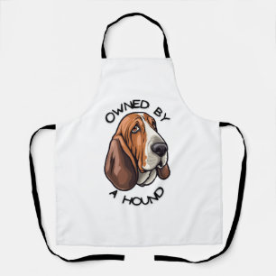 Owned by someone Basset Hound Apron