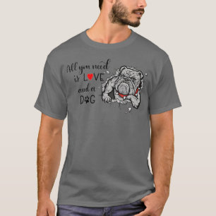 Owner Of A Cute Bulldog The Dogs Loves Mastiff  T-Shirt