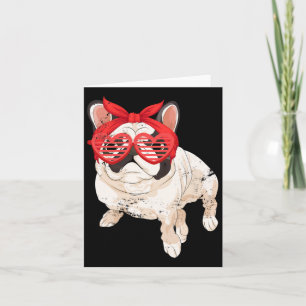 Owner Sungles Bandanna Fun French Bulldog Frenchie Card